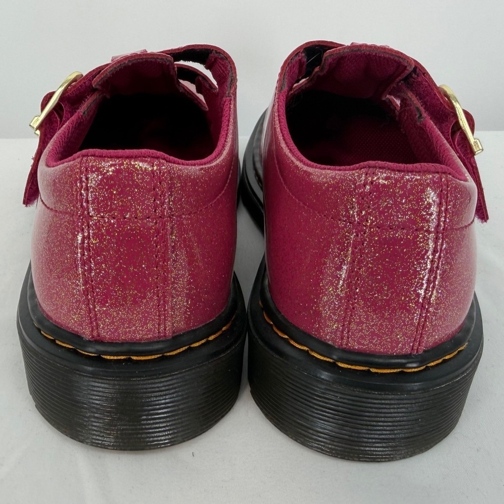Dr. Martens 8065 Y Pink Glitter Mary Jane Double Strap Shoes 6 Whimsigoth 107-06 - Picture 13 of 16